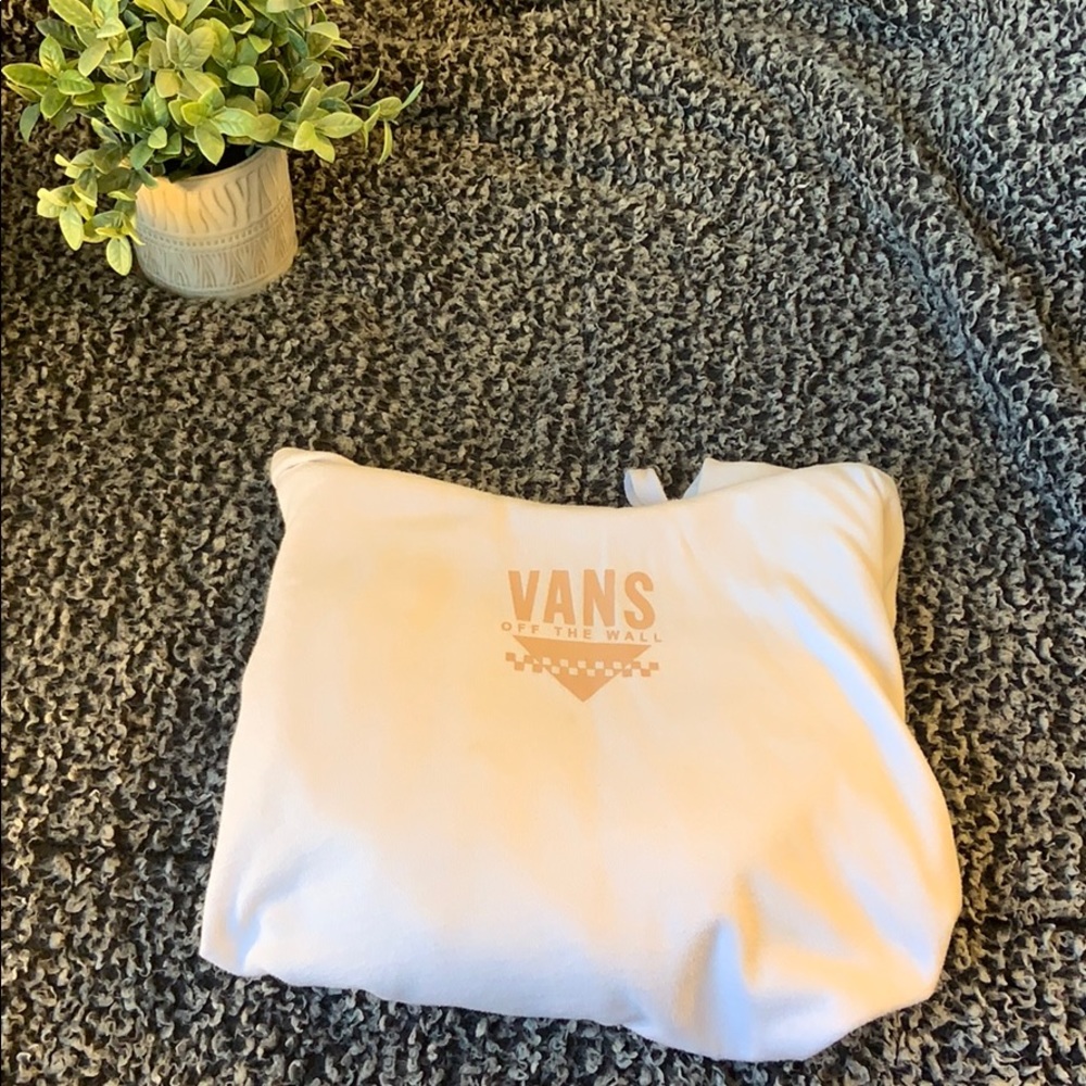 VANS white hoodie